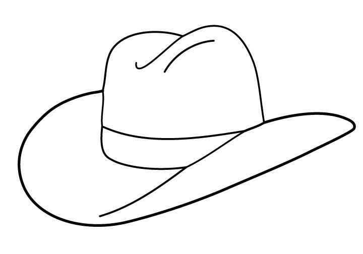 Free cowboy boot outline folioglyphs cowboy hat cowboy clipart 2 ...