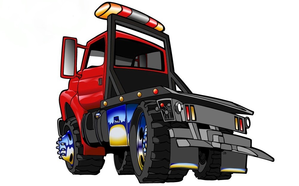 Cartoon Tow Truck - ClipArt Best