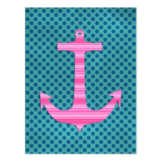 Stripes Polka Dots Postcards | Zazzle