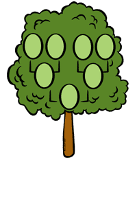 Family tree template printable for kids clipart - Clipartix