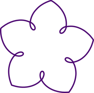 Flower shape clipart