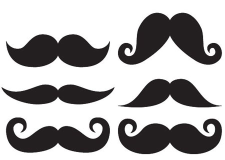 Best Photos of Print Mustache Template - Mustache Template ...