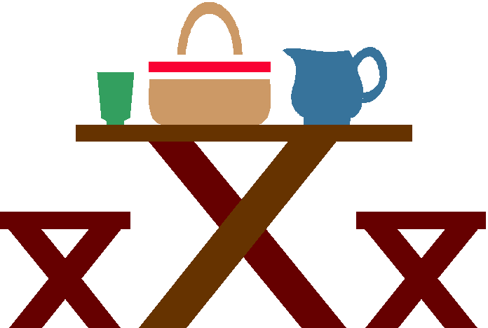 Clipart picnic table