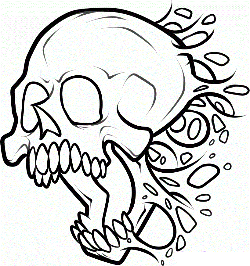 Stencils Skulls  ClipArt Best