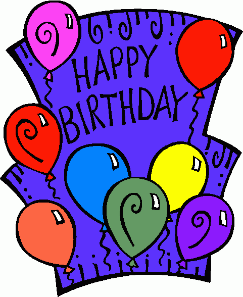 Animated Happy Birthday Clipart craft projects, Birthday Clipart ...