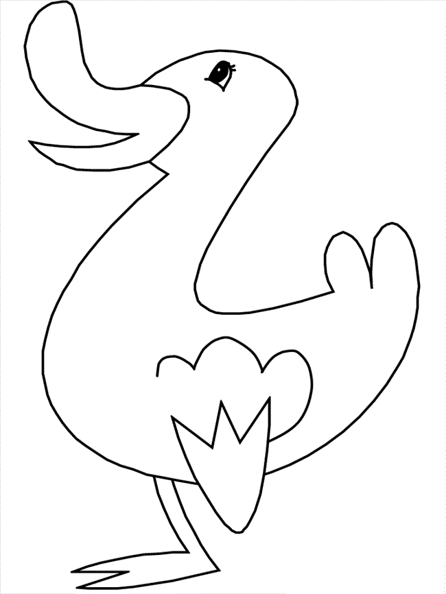 Free Printable Duck Coloring Pages For Kids