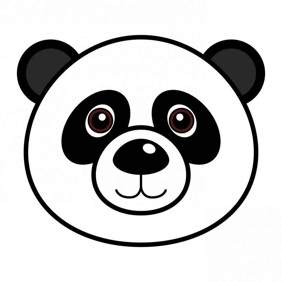 Panda Line Drawing ClipArt - Free Clipart Images