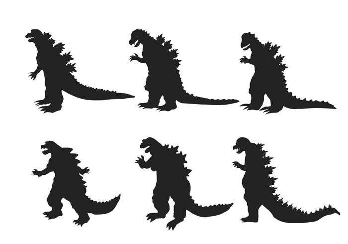 Godzilla Vector - Download Free Vector Art, Stock Graphics & Images