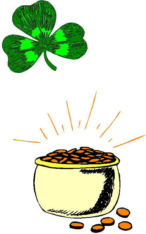 Free Pot of Gold Clipart - Public Domain Holiday/StPatrick clip ...