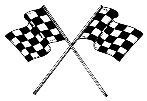 racing flag Colouring Pages