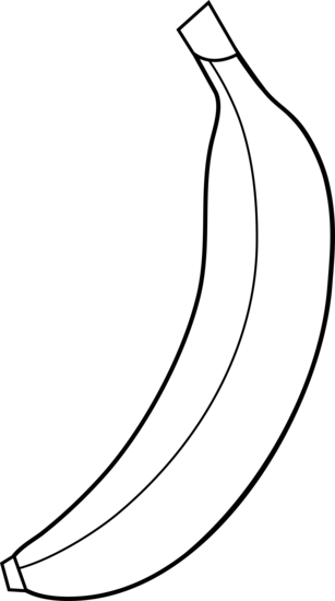 Banana Clipart Black And White - Free Clipart Images