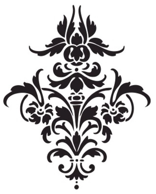 Damask Stencil | Faux Painting, Stencil Patterns and Dam…