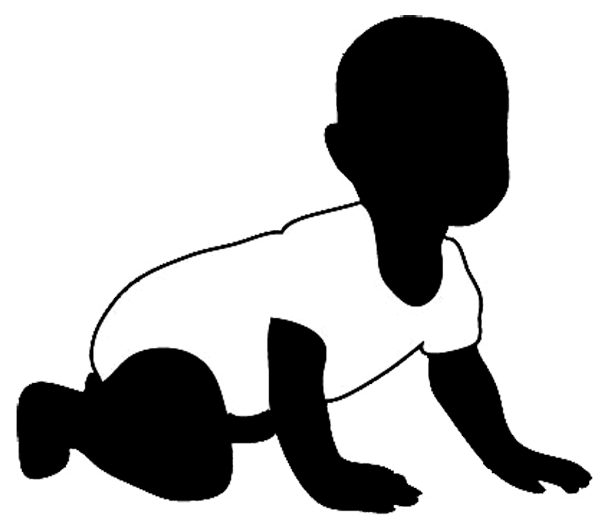 free baby silhouette clip art - photo #13