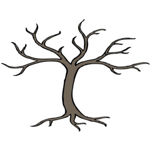 Tree With 3 Branches clip art - Polyvore
