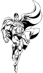 Superman Out Line - ClipArt Best