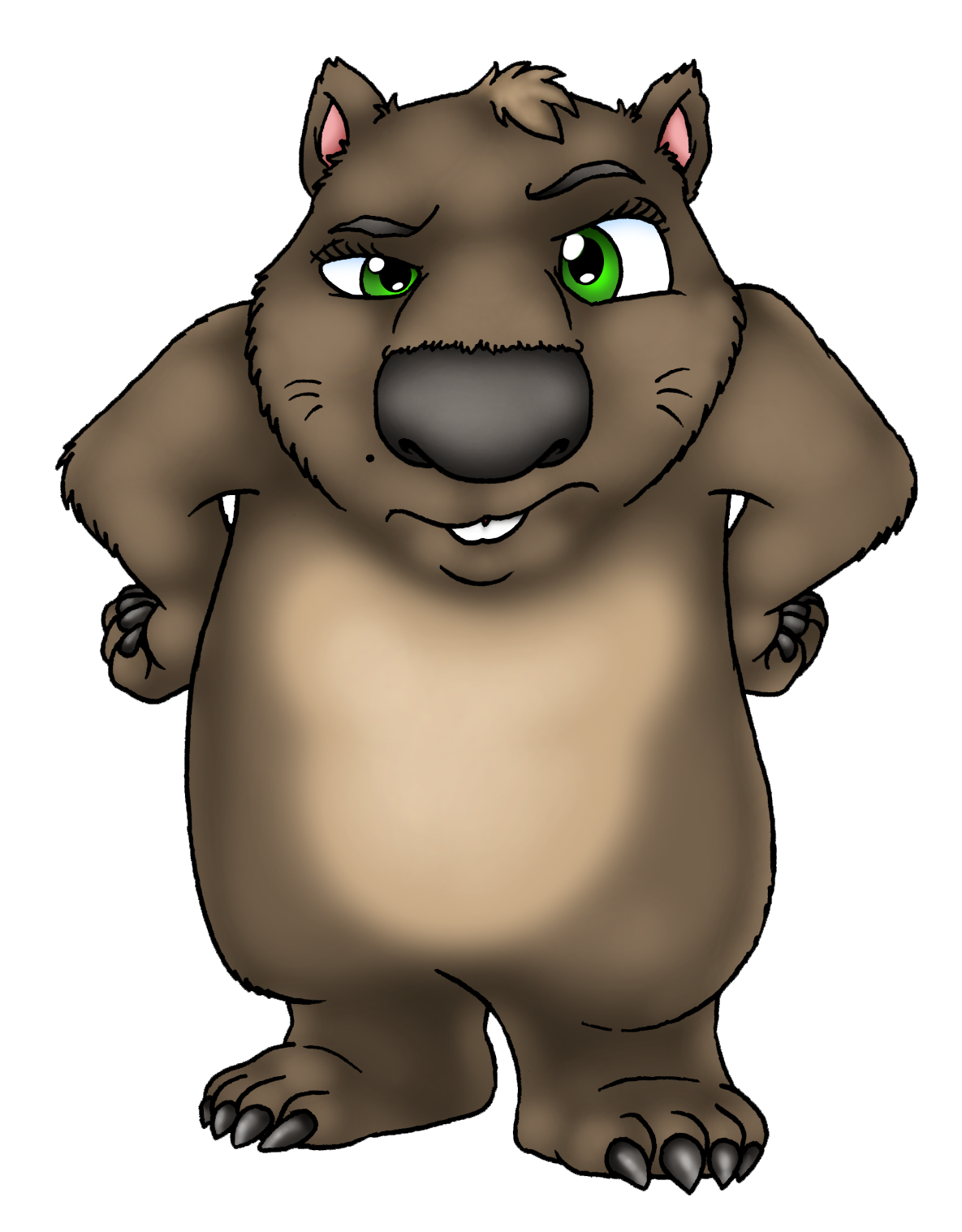 Cartoon Wombat