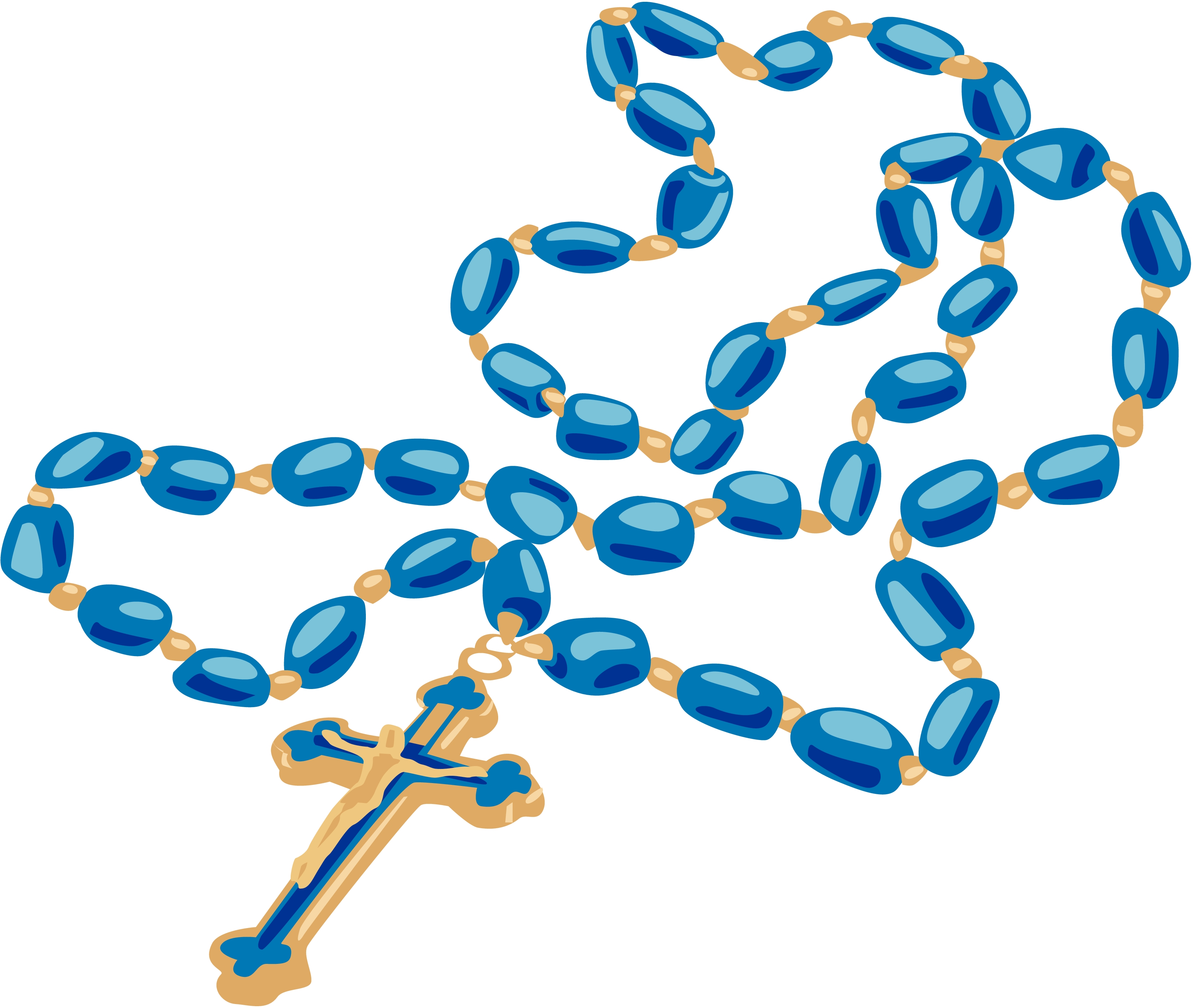 Catholic Rosary Border Clipart