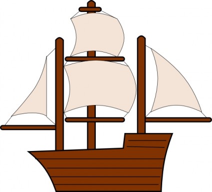 Sailing Ship Clip Art - Tumundografico