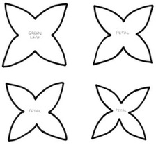 Traceable Flower Templates Clipart - Free to use Clip Art Resource