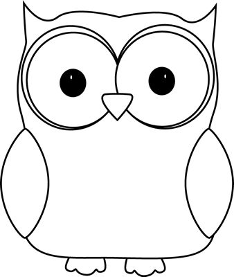 Owl Outline Clip Art