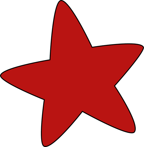 Red Star Border Clip Art - Free Clipart Images