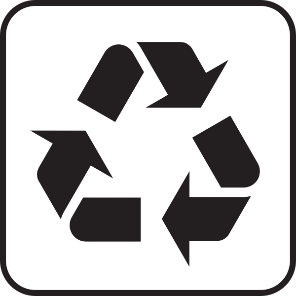 Recycling clip art Free Vector