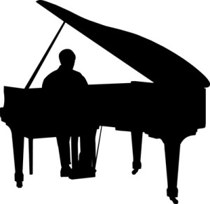 Silhouette Of A Piano - ClipArt Best