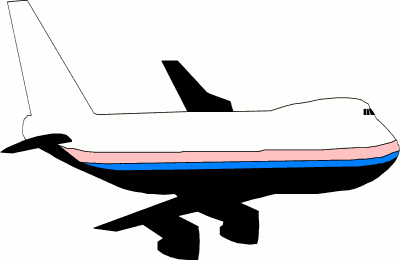 airplane animated - diffraction photos