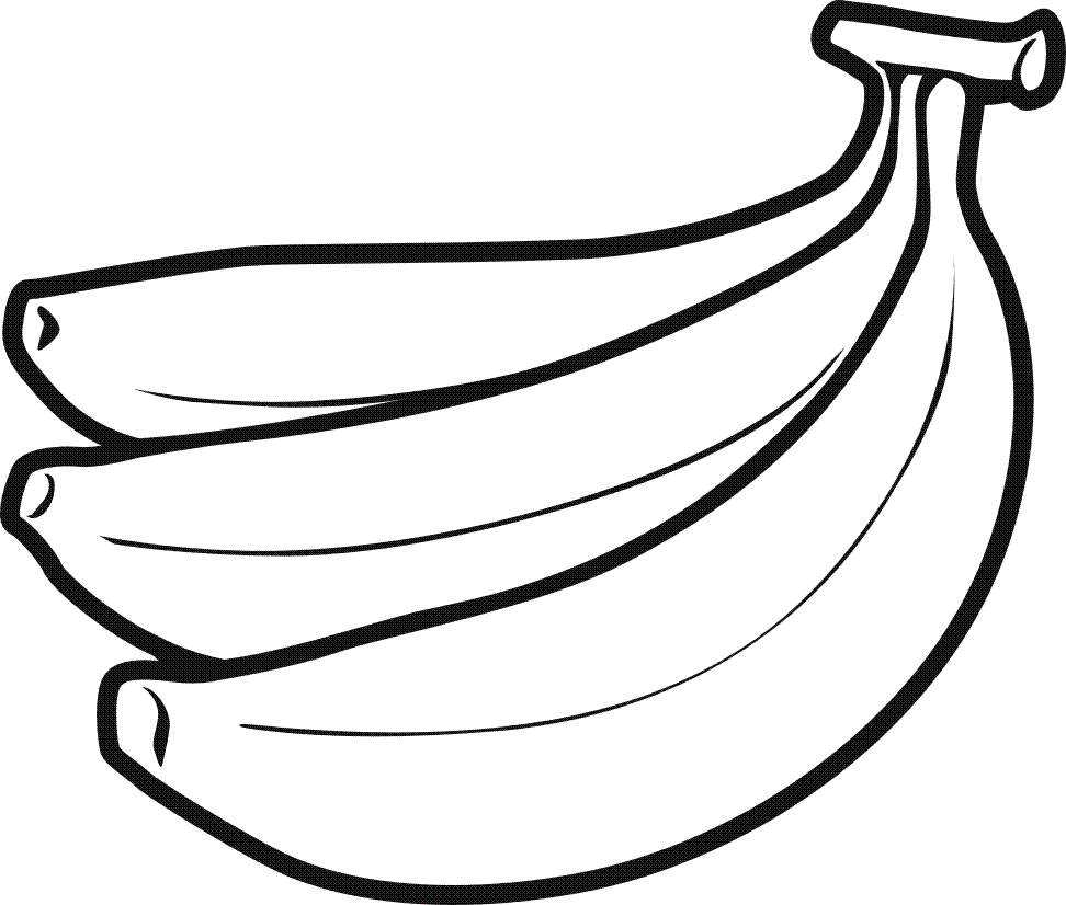 Banana Fruit Drawing
