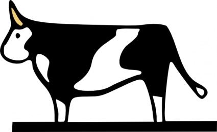 Clip Art Beef Cow