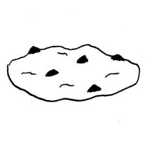 Cookie Clip Art Black And White - Free Clipart Images