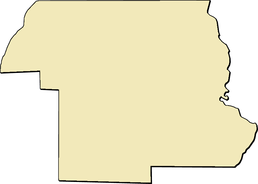 Jackson County, "Clipart" Style Maps in 50 Colors