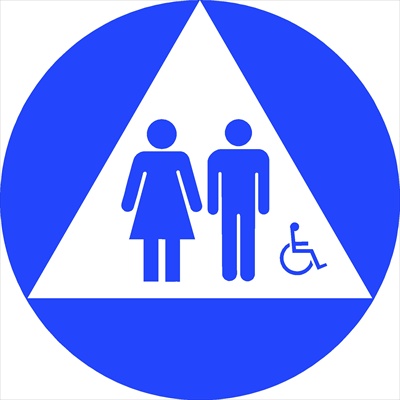 Unisex Restroom Sign