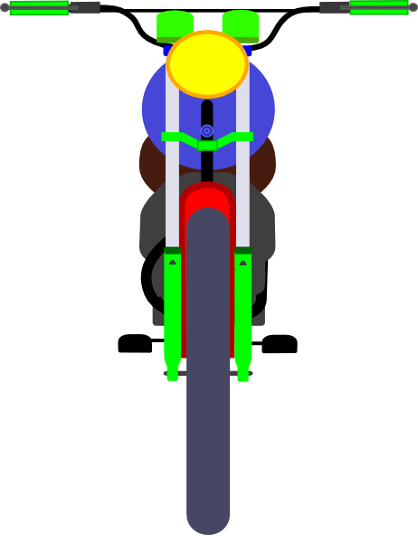 Motorcycle clip art Free Vector