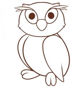 Draw An Owl | How To Draw Owl, Owl ...