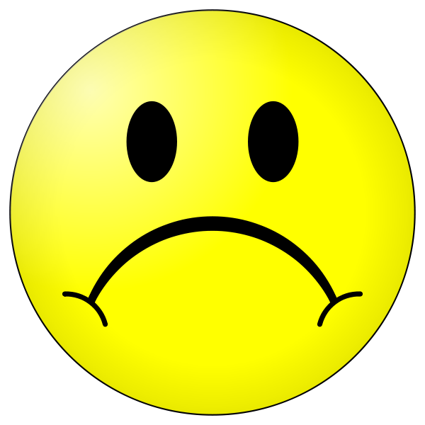 Unhappy Face Clipart