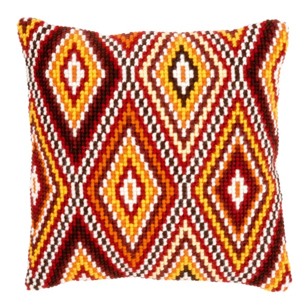 Vervaco Cross Stitch Cushion Kit :Ethnic Motif - Sewing4u.co.uk