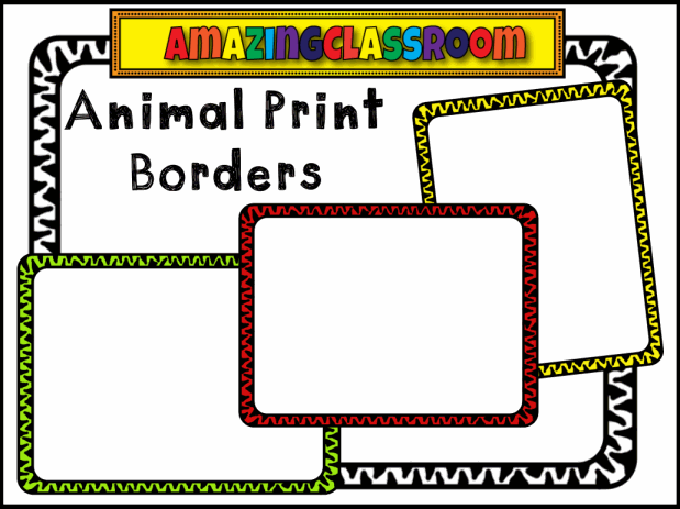 Animal Print Border ClipArt Best
