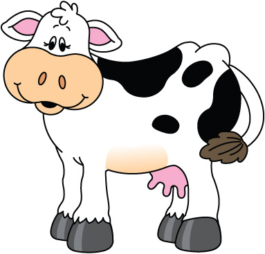 Cow clip art for kids free - Vergilis Clipart