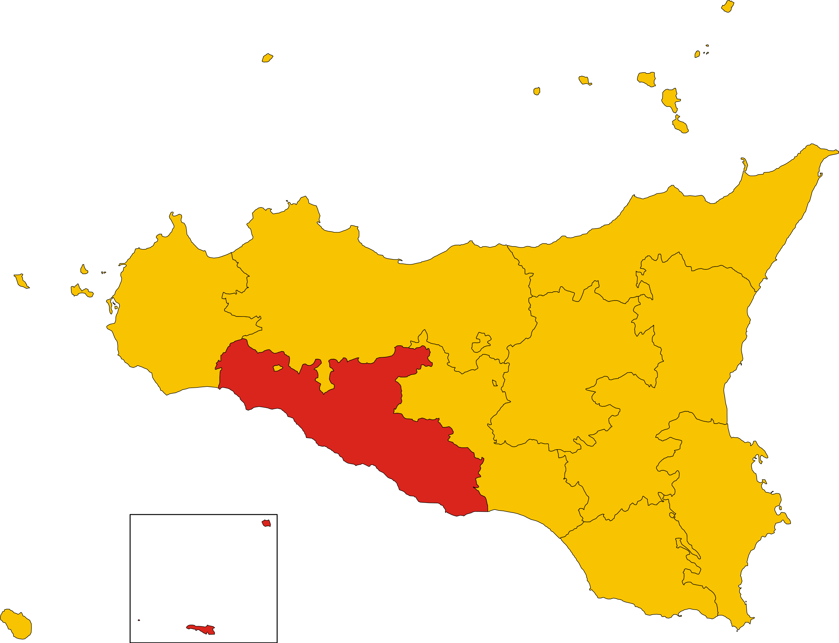 File:Map of province of Agrigento (region Sicily, Italy).svg ...