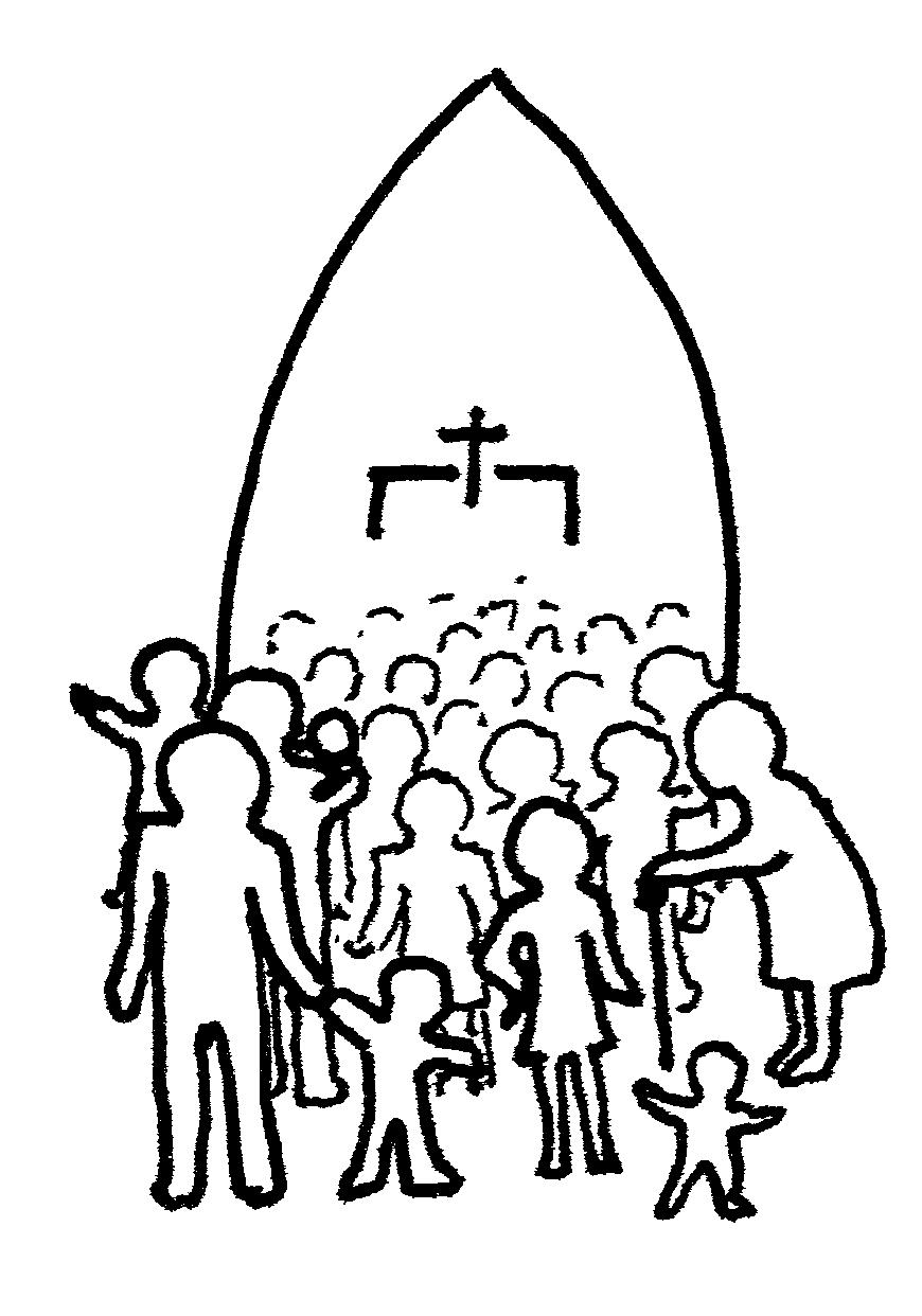 Church Clipart Black And White - Tumundografico