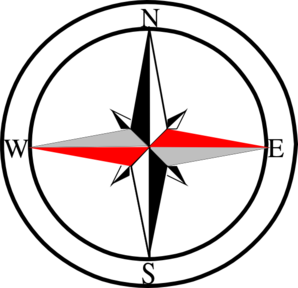 Compass Red Grey Clip Art | High Quality Clip Art