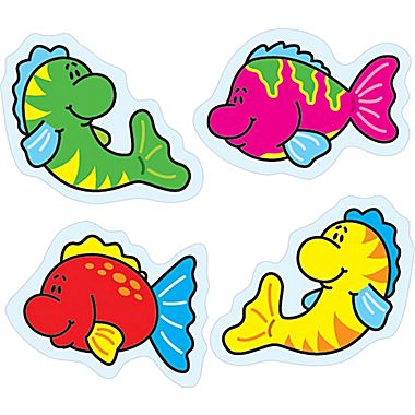 Carson-Dellosa Fish Shape Stickers | StaplesÂ®