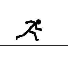 Free Runner Stick Man Gif - ClipArt Best