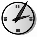 analog clock without numbers and green background | Download free ...