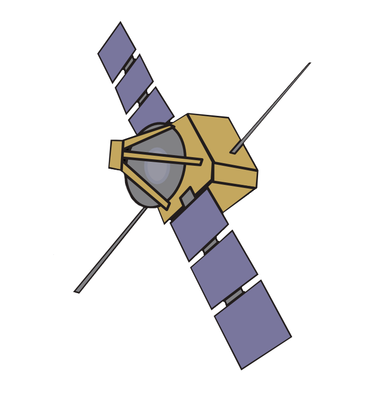 Weather satellite clipart