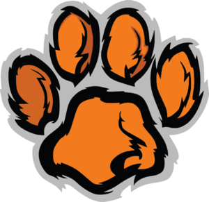 Tiger footprint clipart