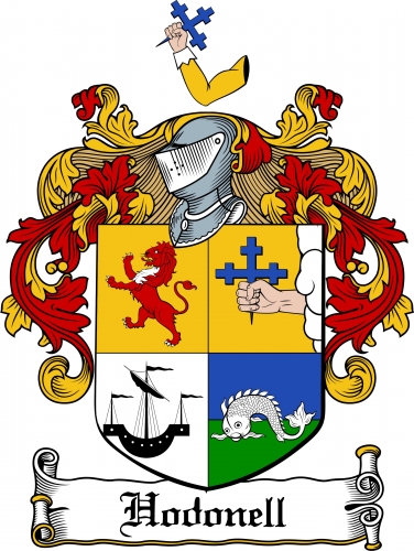 Hodonell Coat of Arms Hodonell Family Crest Instant Download - for ...