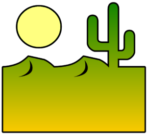 Desert Cutout clip art - vector clip art online, royalty free ...