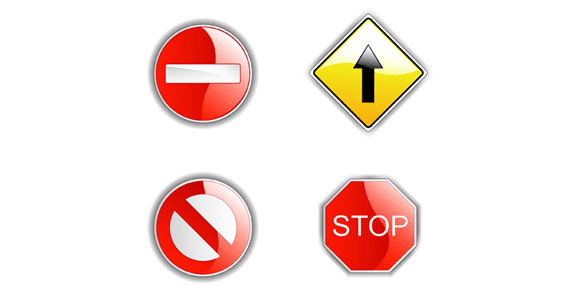 Vector Road Signs